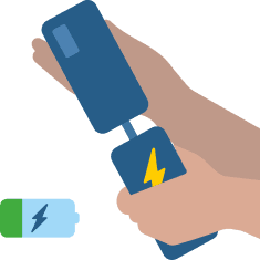 how to charge icon